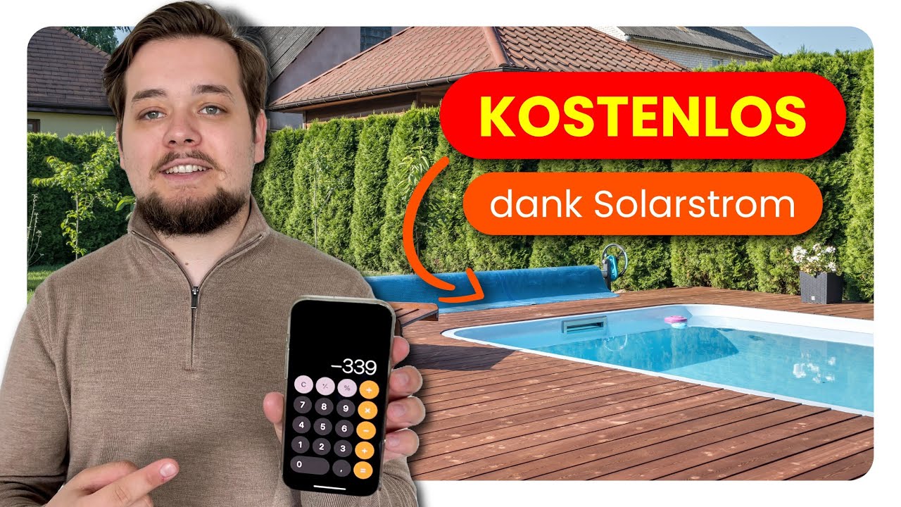 Pool mit Balkonkraftwerk betreiben