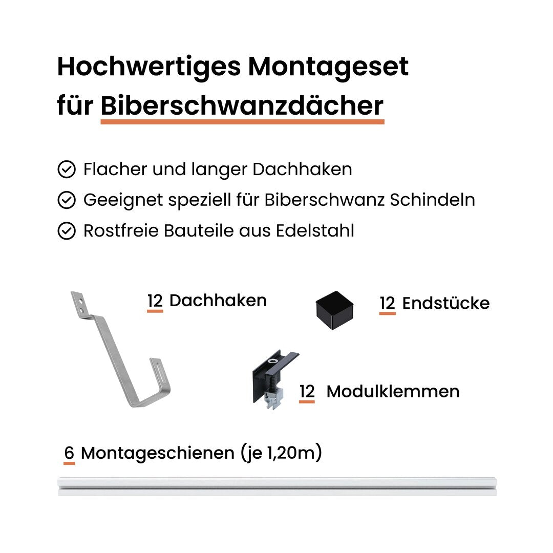 Voltd Biberschwanz Halterung für Einzel- und Paarmontage