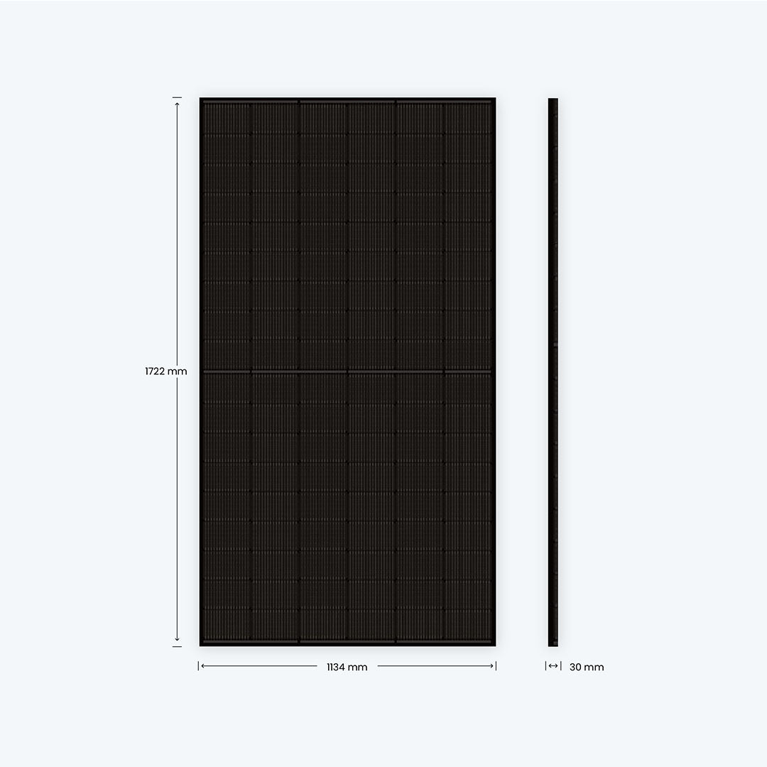 Balkonkraftwerk mit Speicher 840W (drosselbar) - 1,6kWh Speicher - voltd_energy