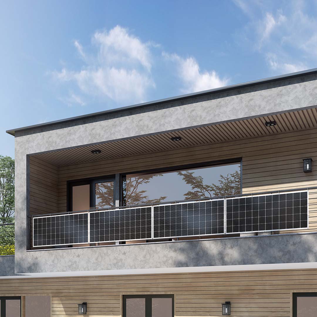 Voltd Ultraleicht 1240W - Balkonkraftwerk Komplettset für Balkon flexibel