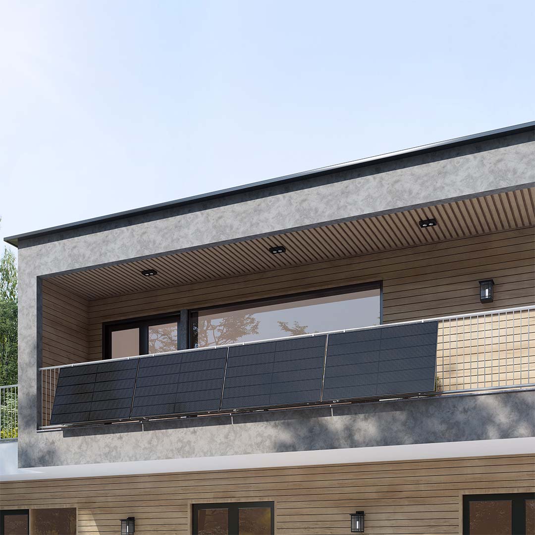 Voltd Balkon 1720W - Balkonkraftwerk Komplettset für Balkon