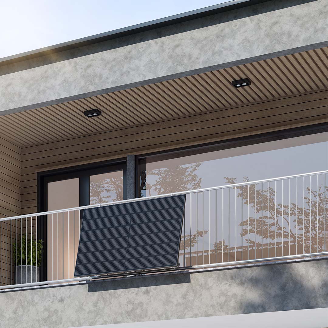 Voltd Balkon 430W - Balkonkraftwerk Komplettset für Balkon