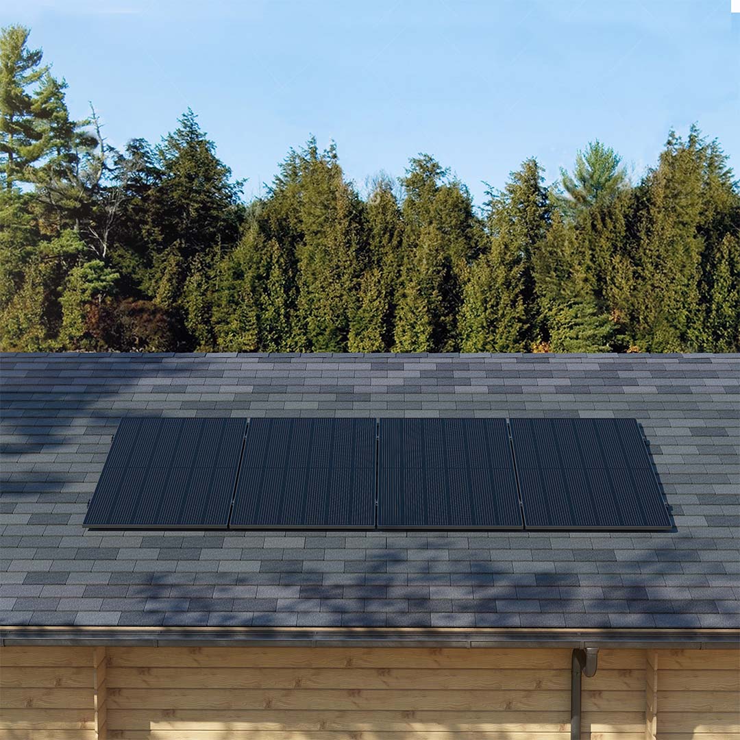 Voltd Bitumendach 1720W - Balkonkraftwerk Komplettset für Bitumendach