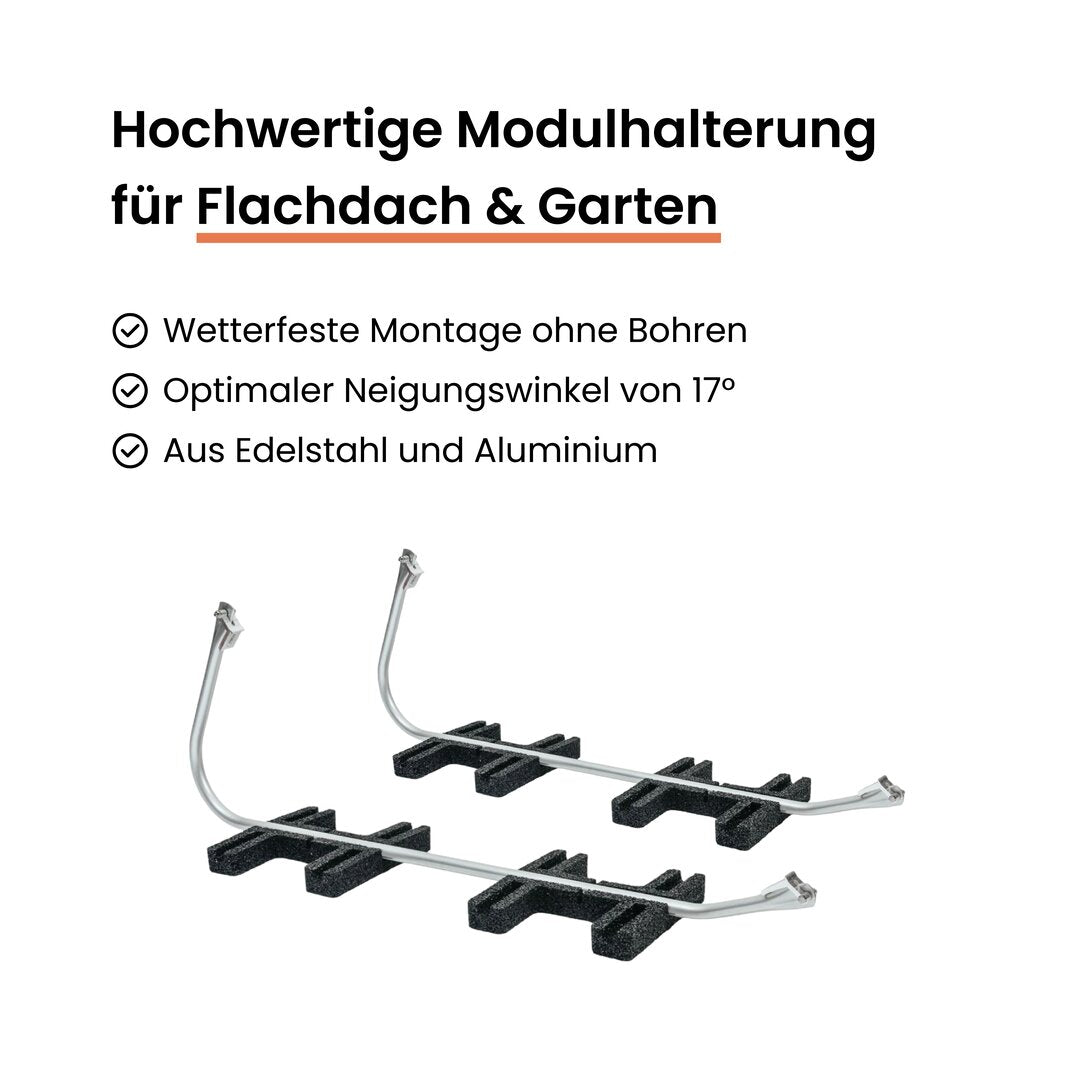 Montagesystem Voltd Flach (2 Module) - voltd_energy