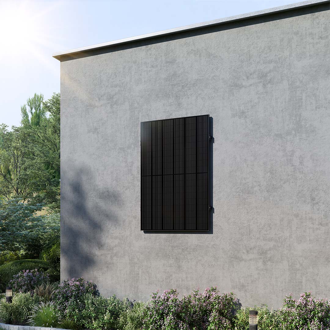 Voltd Wand 430W - Balkonkraftwerk Komplettset für flache Wand