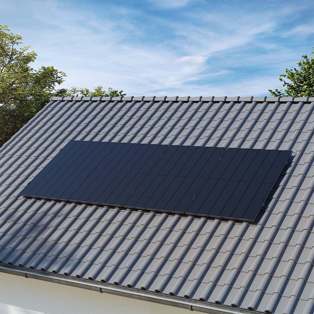 Voltd Ziegeldach 1720W - Balkonkraftwerk Komplettset für Ziegeldach