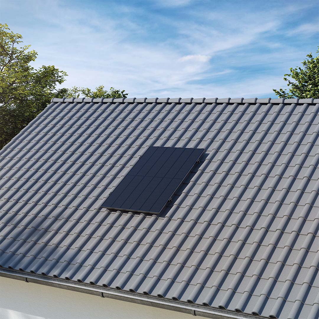 Voltd Ziegeldach 430W - Balkonkraftwerk Komplettset für Ziegeldach