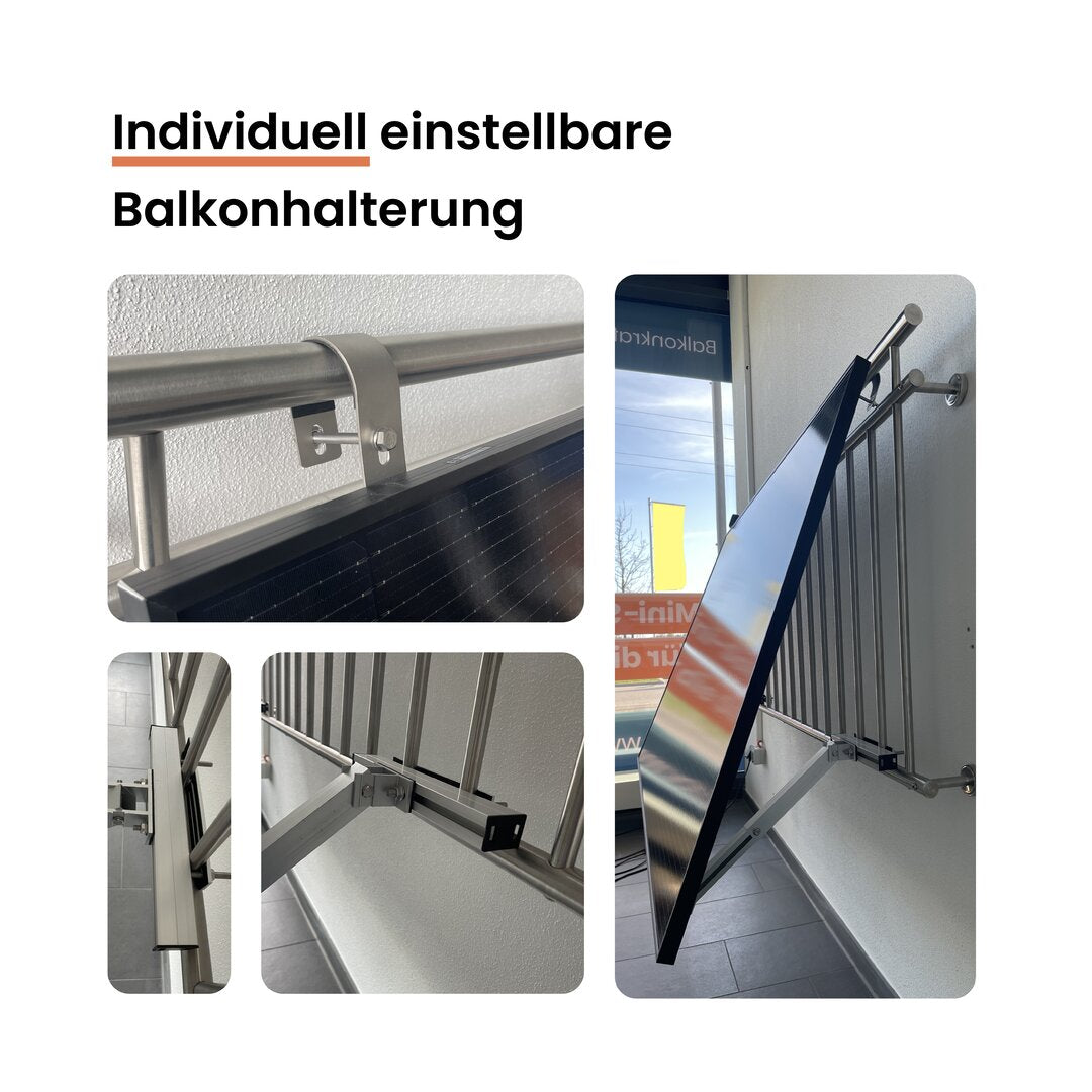 Voltd Balkon Halterung mit einstellbarem Neigungswinkel