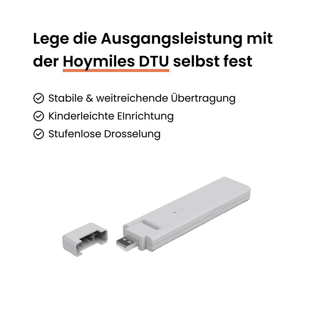 Voltd - Hoymiles DTU zur Drosselung und Ertragsmessung