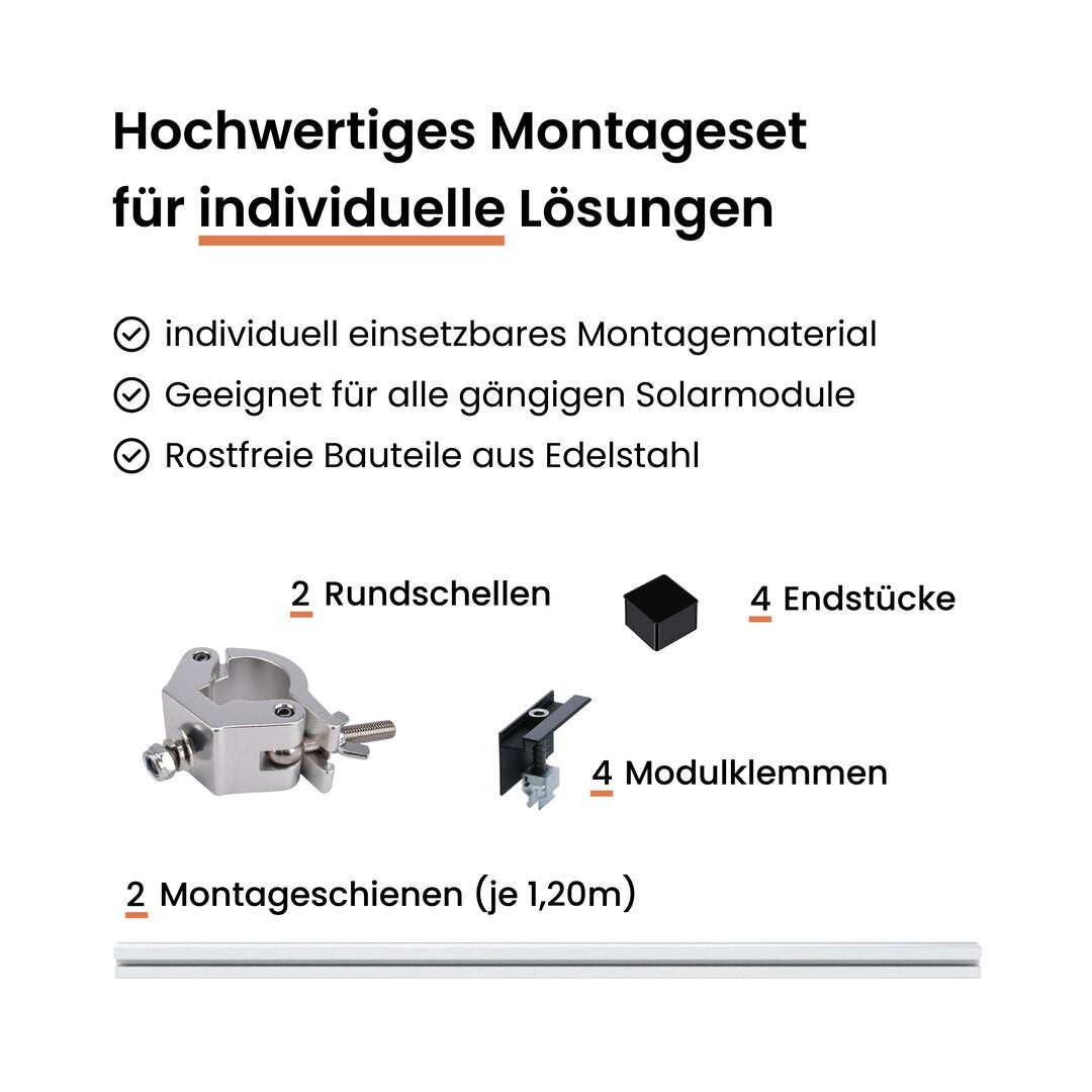 Montagesystem Voltd individuell (1 Modul) - voltd_energy